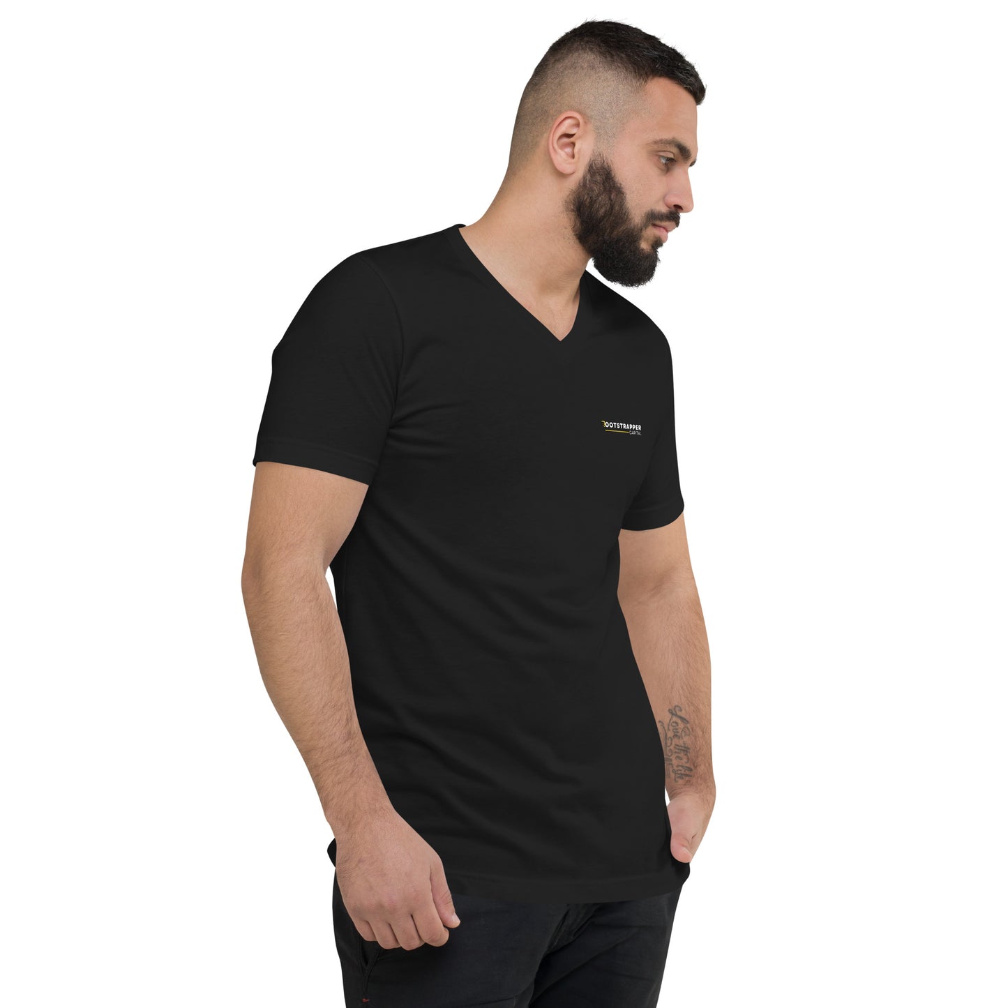 Unisex Short Sleeve V-Neck T-Shirt